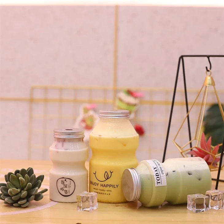 NH H Round Beverage Milk Juice Bottle With Screw Cap