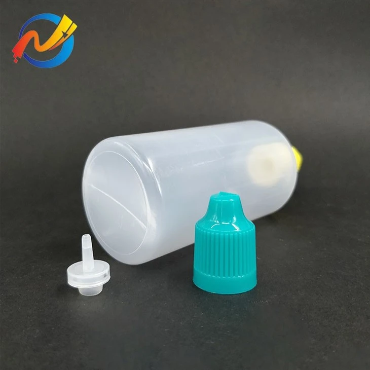 Plastic PE PET Squeeze Bottles With Caps