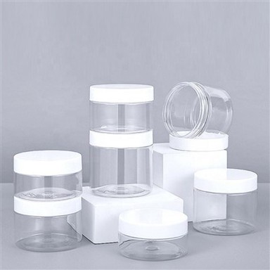 ECO Friendly Matinis kosmetikos konteineris PET plastikinis kremo indelis