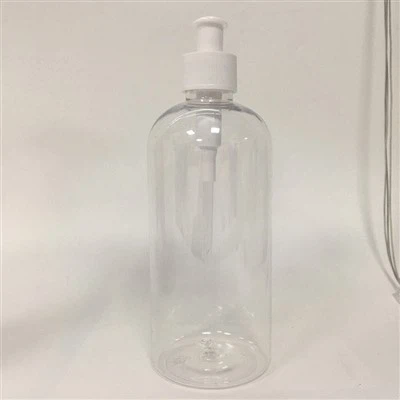 Plastikiniai skaidrūs siurblių buteliai