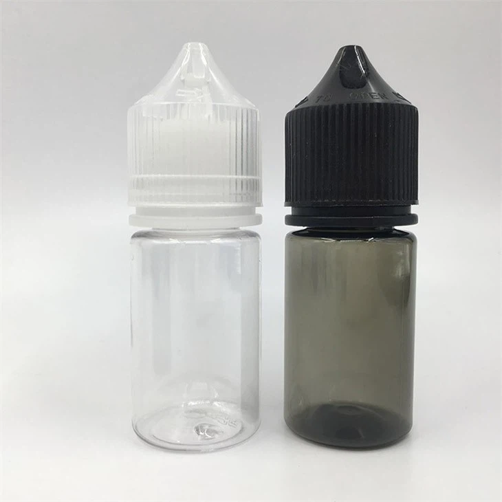 30ml Gorilla Round Empty Plastic Squeezable Eye E Liquid Dropper Bottles