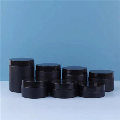 NH Black Matte matinis kosmetikos stiklainis 4 uncijos 5 uncijos 6 uncijos 7 uncijos 8 uncijos 9 uncijos 10 uncijos 12 uncijos PET stiklainis su užsukamu dangteliu